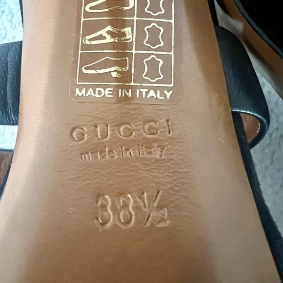 Gucci Black Strappy Heels - Picture 8 of 8